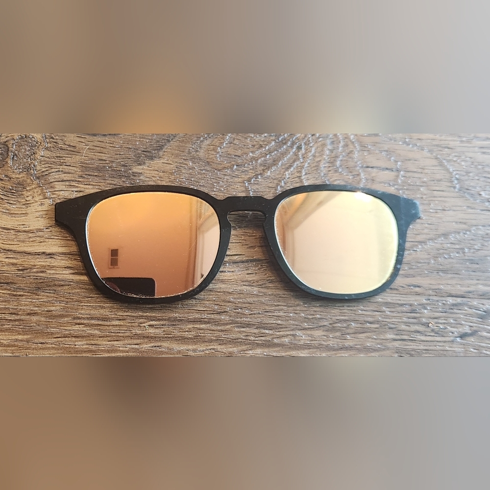 Pair Eyewear Topper - Otis - The Polarized Gold Reflective Sun Top